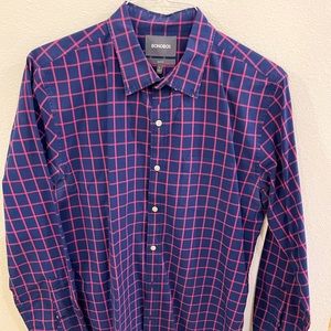 Bonobos Casual Dress Shirt - Slim Fit Large